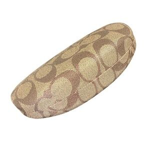 Coach hard clamshell sunglasses‎ case with cleaning cloth